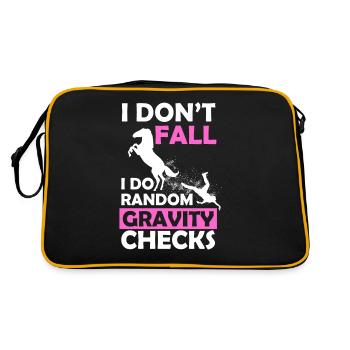Equestrian sport Equestrian vaulting Show jumping - Retro Bag - black/gold - Back
