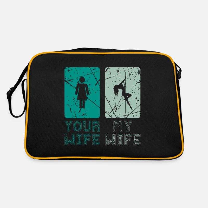 Poledance Ehefrau Retro Tasche