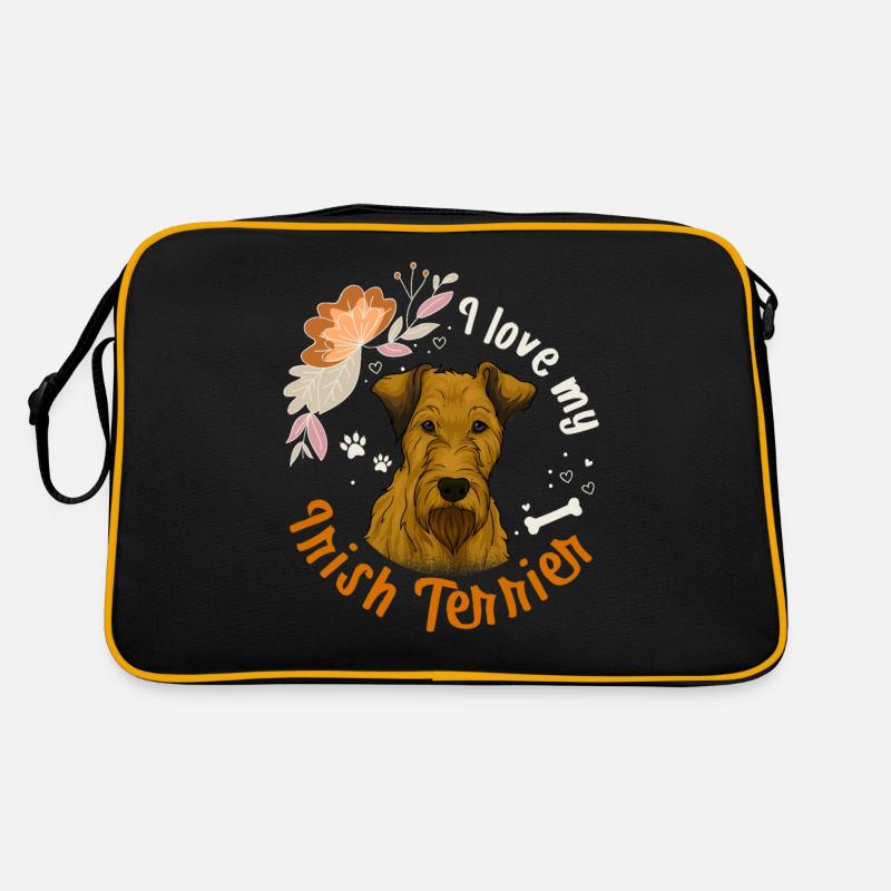 J'adore mon cadeau de chien Irish Terrier Sac Retro