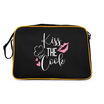 Kiss The Cook - Retro Bag - black/gold - Back