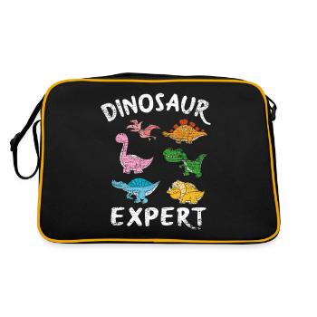 Dinosaur expert - Retro Bag - black/gold - Back