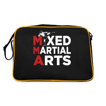 Mixed martial arts - Retro Bag - black/gold - Back