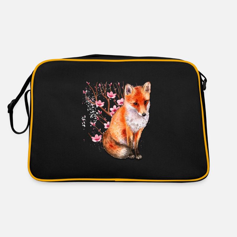 Art de renard Sac Retro