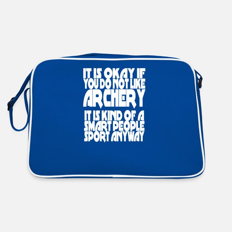 Archery lustiger Spruch Bogenschießen Geschenkidee Retro Tasche