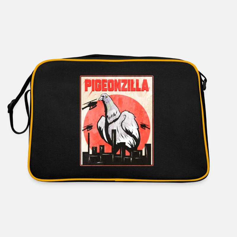 Pigeonzilla - Tauben Flüsterer Brieftaube Vogel Retro Tasche