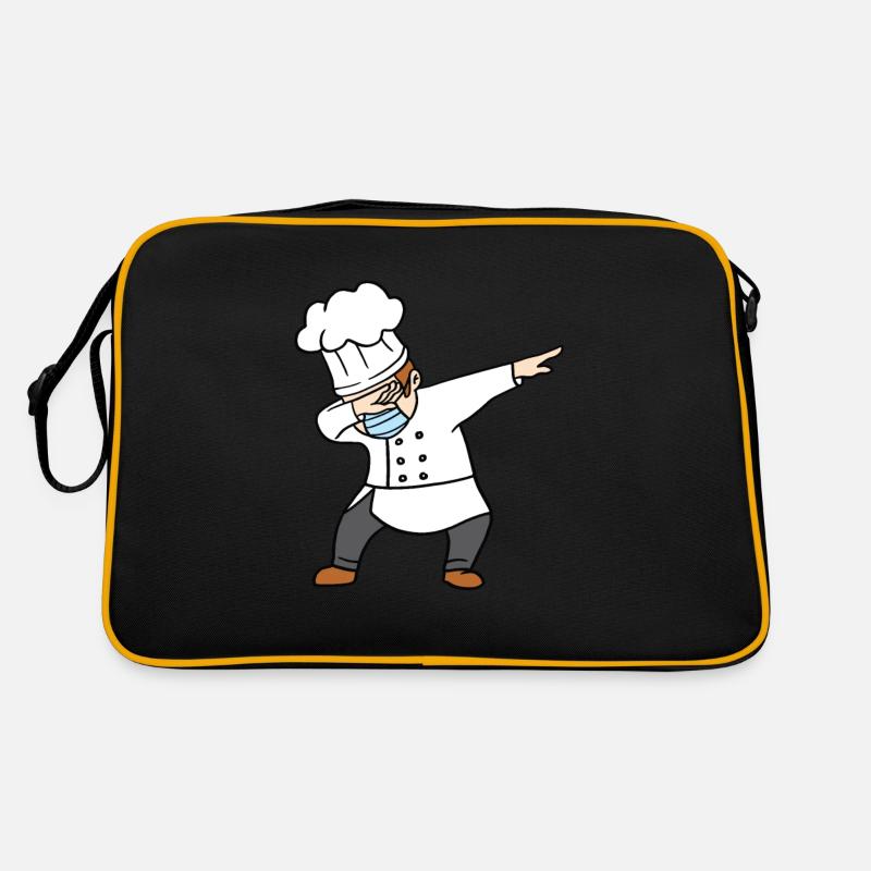 Dabbing Koch Küchenschef Chefkoch Dab Tanz Retro Tasche