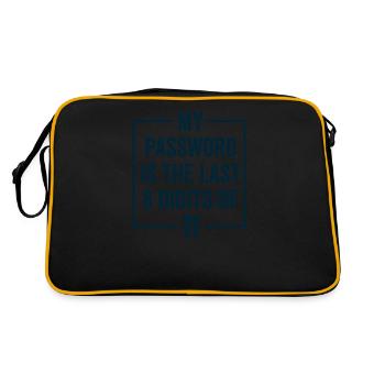 Mathématique Drôle de citation de maths-cadeau d’enseignant - Sac Retro - noir/or - Dos