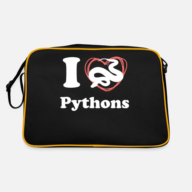 I love pythons Retro Bag