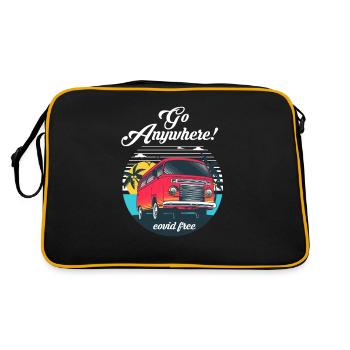 Camping camping car caravane mobil-homes - Sac Retro - noir/or - Dos
