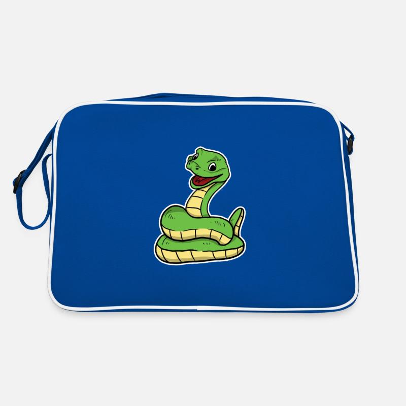 Cute Snake Python Retro Bag