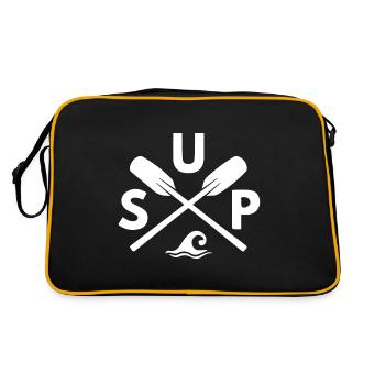 SOUPER - Sac Retro - noir/or - Dos