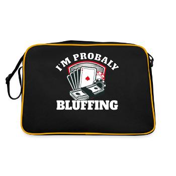 Poker Poker Players - Retro Bag - black/gold - Back
