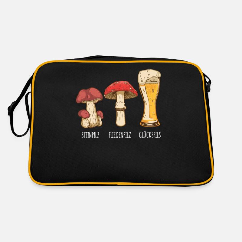 Cèpes Champignons Champignons Cadeau Sac Retro