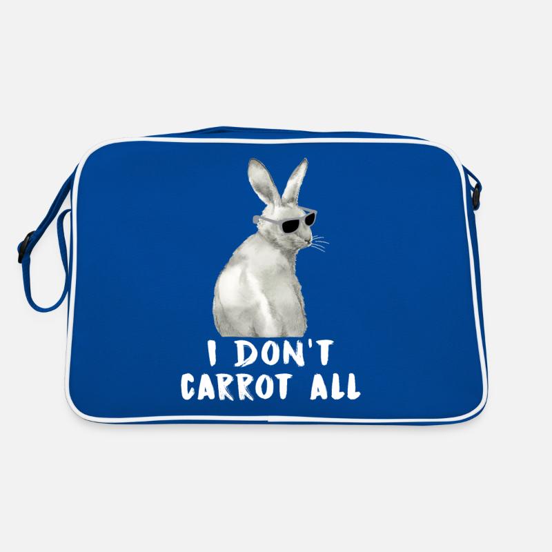 Bunnies rabbits easter Retro Bag