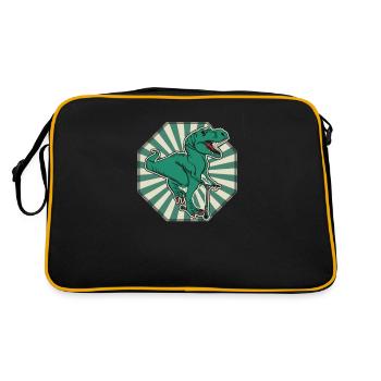 Soleil rétro avec trottinette acrobatique Dino T-Rex - Sac Retro - noir/or - Dos