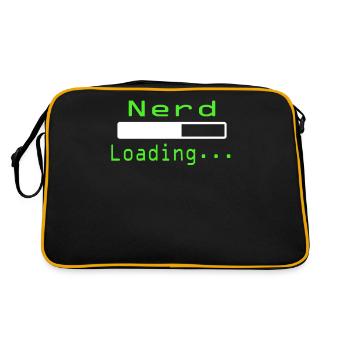 T-shirt ringard nerd - Sac Retro - noir/or - Dos
