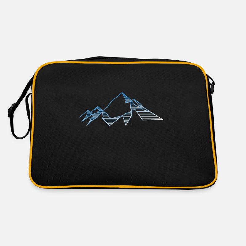 Lignes de montagnes Sac Retro