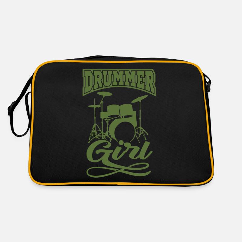 DRUMMER gift drum kit for drummer Retro Bag