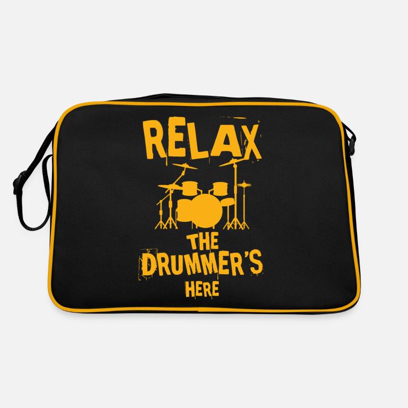 DRUMMER gift drums for THE drummer Retro Bag
