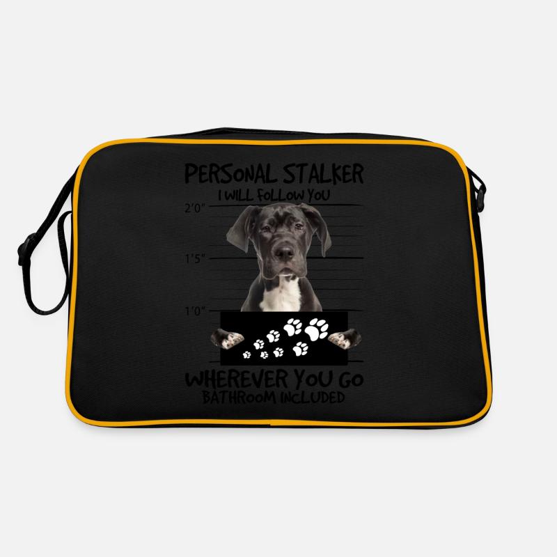 Deutsche Dogge Retro Tasche