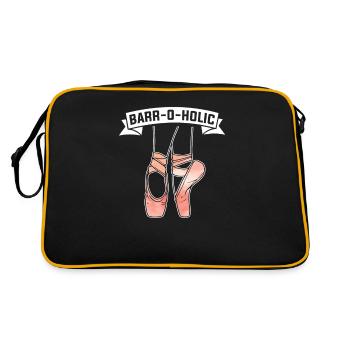 Ballet ballerina ballet dancer - Retro Bag - black/gold - Back