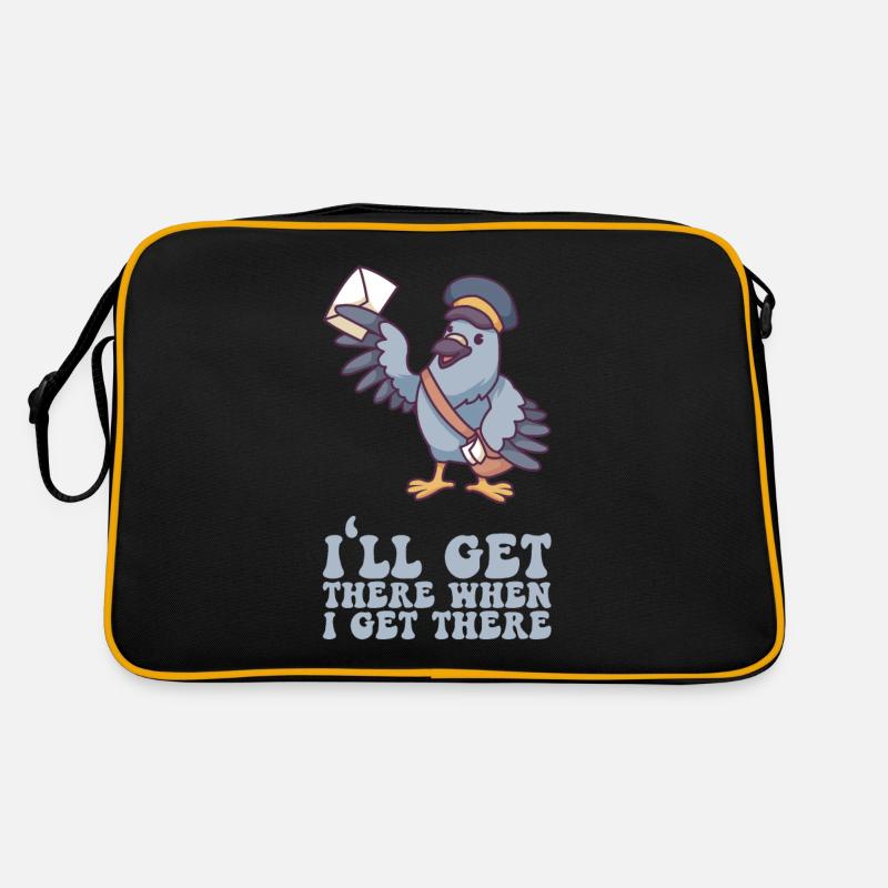 Je suis There When I Get There - Facteur Sac Retro