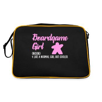 boardgame girl - Retro Bag - black/gold - Back