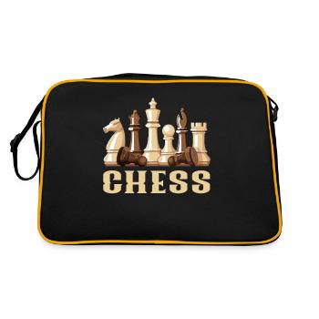 chess - Retro Bag - black/gold - Back