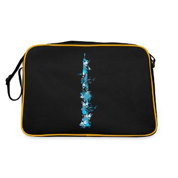 Clarinet Splash - Retro Bag - black/gold - Back