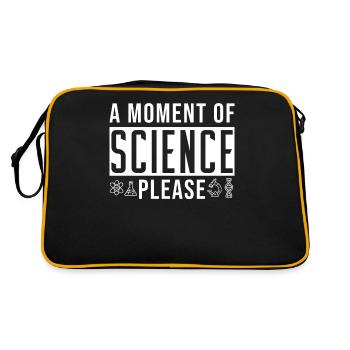 Natural science science chemistry gift - Retro Bag - black/gold - Back