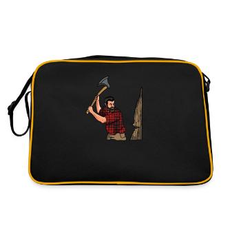 Bûcheron Forester Forester Menuisier - Sac Retro - noir/or - Dos