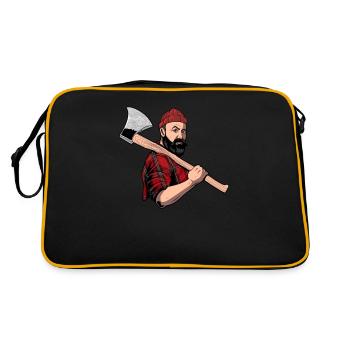 Bûcheron Forester Forester Menuisier - Sac Retro - noir/or - Dos