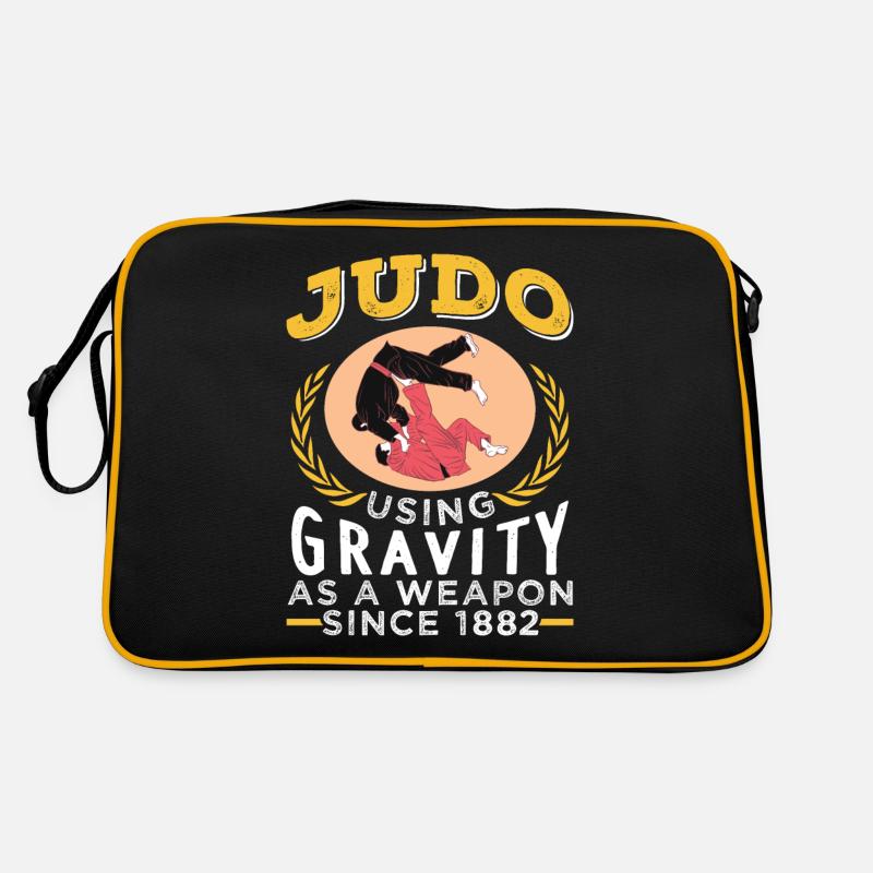 Judo Schwerkraft Retro Tasche