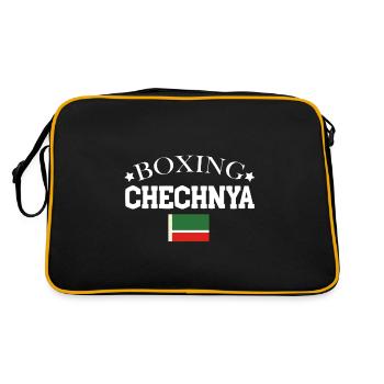 boxe tchétchène boxeur professionnel tchétchène - Sac Retro - noir/or - Dos