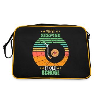 Platine vinyle DJ - Sac Retro - noir/or - Dos