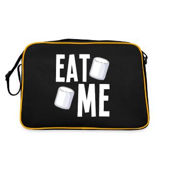 Eat Me Marshmallows - Retro Bag - black/gold - Back