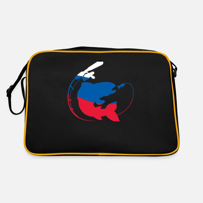 Russie Pêcheur russe Sac Retro