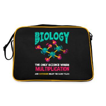 Multiplication de la biologie disant - Sac Retro - noir/or - Dos