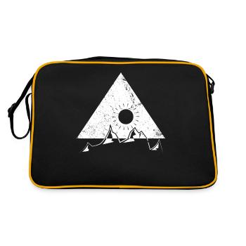 Randonnée dans les montagnes - Sac Retro - noir/or - Dos