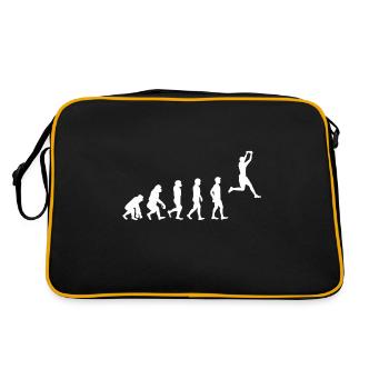 Evolution Ultimate Frisbee - Retro Bag - black/gold - Back