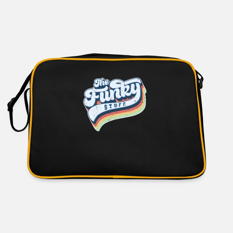 Funky retro schrift funky stuff geschenk funk Retro Tasche