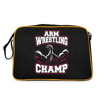 ARM WRESTLING CHAMP - Sac Retro - noir/or - Dos