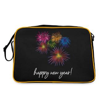 Nouvel An Nouvel An Fin de l’année - Sac Retro - noir/or - Dos