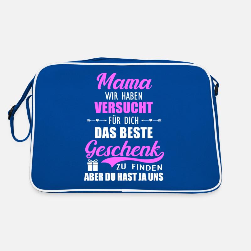 Geschenk Muttertag Mama haben versucht Geschenk Retro Tasche