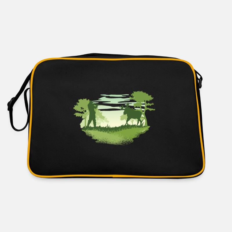 Jagd Elch Hirsch Schweden Skandinavien Geschenk Retro Tasche