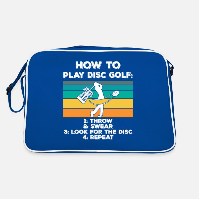 Disc-Golf Discgolf-Geschenkidee Retro Tasche