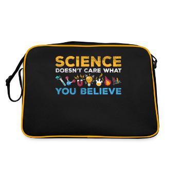 Chemistry Physics Scientist Thematic - Retro Bag - black/gold - Back