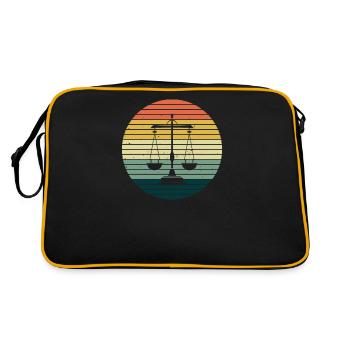 Avocat avocat avocat avocat avocat cadeau - Sac Retro - noir/or - Dos