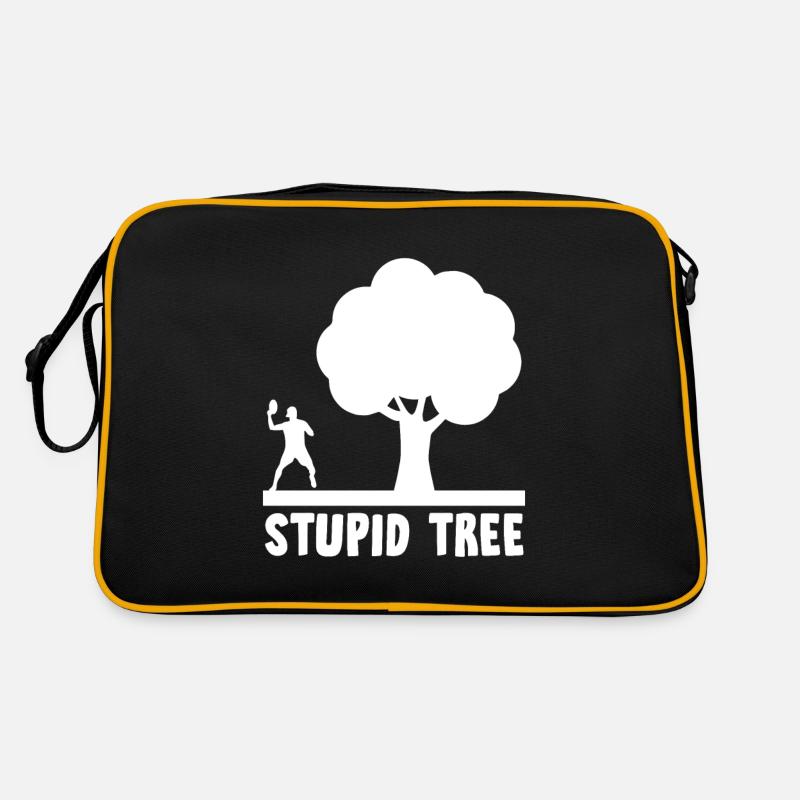 Disc Golf - Retro Tasche - Schwarz/Gold