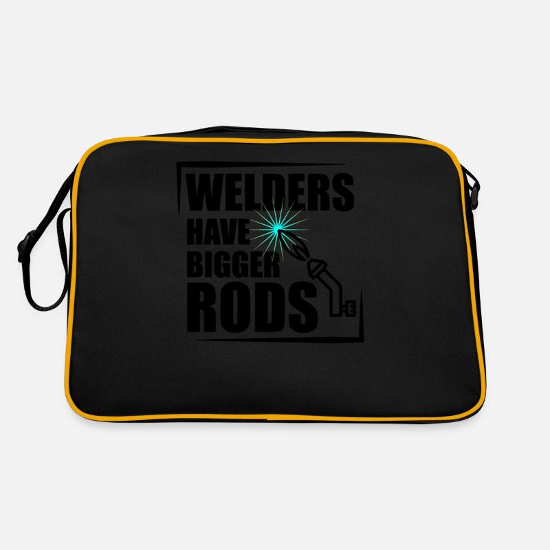 Welder welding Retro Bag